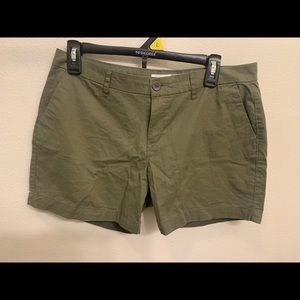 Old Navy Green Khaki Shorts